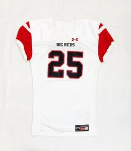 Under Armour Cornell Big Red Encounter Football Jersey #25 Men's L White 1292598 - Picture 1 of 2