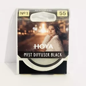 HOYA Mist Diffuser 55mm Black No 0.5 1/4 Pro Mist S-55MDBK-10 NEW Sealed - Picture 1 of 9