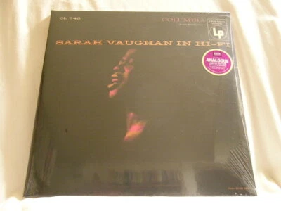 SARAH VAUGHAN In Hi-Fi MILES DAVIS Tony Scott 180 gram vinyl SEALED 2 LP - Image 1 of 2