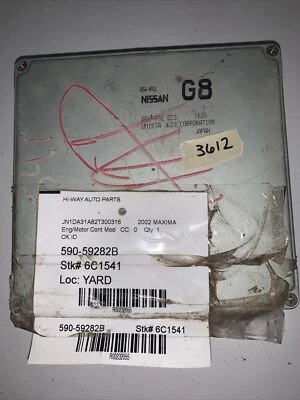 Nissan Máxima ECM 2002 3,5 L V6 unidad de control del motor ECU A56R02ZC3 Foto 1 de 4