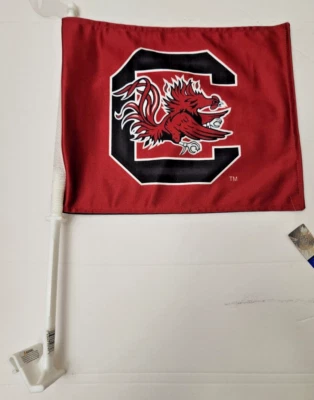South Carolina Gamecocks NCAA Home and Away Car Flag ( set of two ) - Image 1 of 2