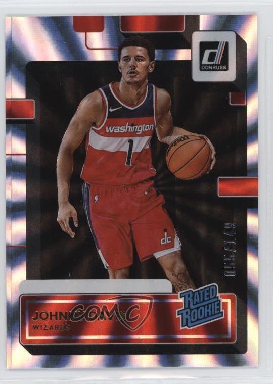 2022-23 Panini Donruss Rated Rookie Holo Laser 55/149 Johnny Davis #210 RC