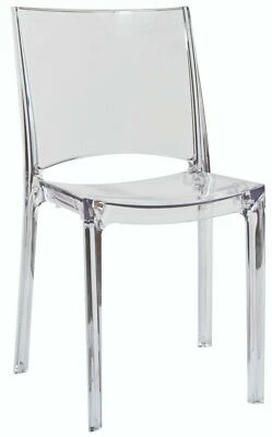 SEDIA B-SIDE UP ON GRAND SOLEIL IN POLICARBONATO TRASPARENTE IMPILABILI - Immagine 1 di 3