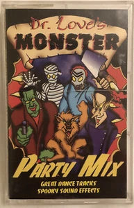 Dr Love’s Monster Party Mix Cassette Tape Halloween Sound Effects CAS1 - Imagen 1 de 2