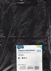 Hello Hobby 9"x12" Adhesive Backed Felt Sheets Neutral Colors 5 Pcs - Picture 1 of 4