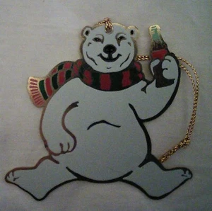 Coca Cola Polar Bear Holiday Ornament - Picture 1 of 4