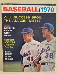 1970 TOM SEAVER JERRY KOOSMAN AMAZIN METS DELL BASEBALL MAGAZINE NO LABEL - Picture 1 of 3