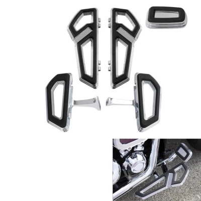 Floorboards Footboards Rider Passenger Fit For Harley Touring Street Glide 00-Up - Image 1 of 4