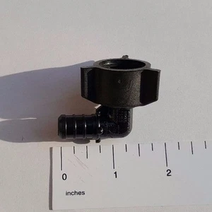 25) 1/2" PEX X 1/2 HEMBRA NPT CODOS GIRATORIOS POLIETILENO ALEACIÓN PLOMO ACCESORIOS DE ENGARCE SIN PLOMO - Imagen 1 de 3