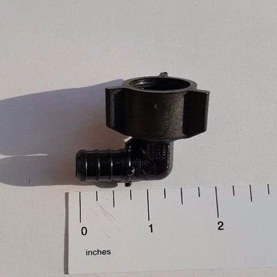 XFITTING 25) 1/2" PEX X 1/2 FEMALE NPT SWIVEL ELBOWS POLY ALLOY LEAD FREE CRIMP FITTINGS