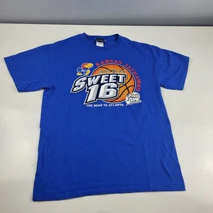 NCAA Mens M Shirt Kansas University KU Blue Jayhawks 2013 Sweet 16 Basketball - Picture 1 of 8
