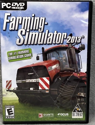 Farming Simulator 2013 PC DVD ROM Tri Synergy Giants Sofware Everyone Foto 1 de 3