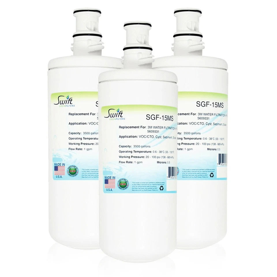 Swift Green Filters SGF-15MS Replacement for 3M HF15-MS (3 Pack) - Image 1 of 4