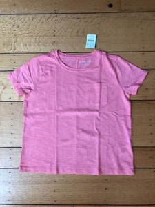 Crewcuts Girls 10-11 Short Sleeve Slub Pocket Tee NWT - Picture 1 of 3