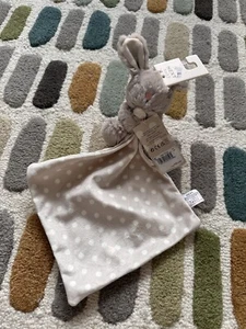 Next bunny comforter soft toy rabbit comforter spotty polka dot - Picture 1 of 7