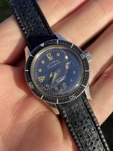 Orologio Watch Th Picard Fils Compressor Diver Sub Vintage Lady Automatic - Picture 1 of 14