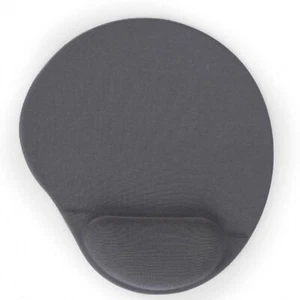Gembird Gel Mouse Pad Mat With Wrist Rest Support Grey - Picture 1 of 4