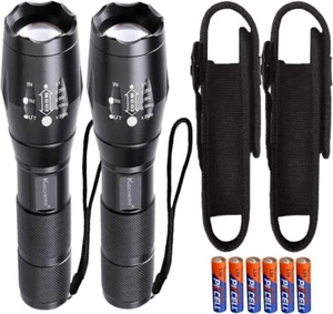 2 KISCHERS Linterna LED Tactica Alta Potencia Funda De Nailon Incluye 6 Pilas - Imagen 1 de 6