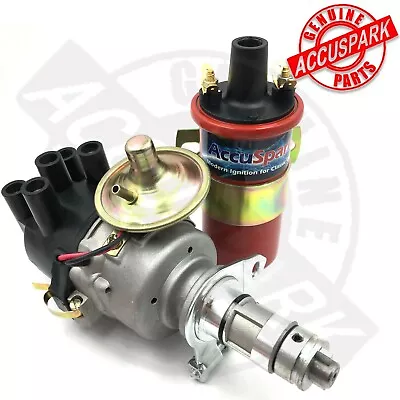 MG Midget 1275 Distributor with Side Cap & Accuspark Red 12Volt Sports Coil. - Image 1 of 4