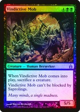Vindictive Mob FOIL Ravnica: City of Guilds NM Black Uncommon CARD ABUGames