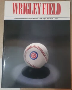 1988 Chicago Cubs Wrigley Field 1st Night Game Magazine Program - Picture 1 of 5