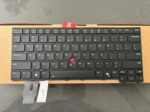 5N21M37895 New/Orig Lenovo ThinkPad T14 P14S Gen 5 Keyboard US Backlit Black - Afbeelding 1 van 2
