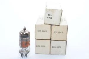 from 1960s: Vintage RCA 6DC6, Radio-Röhre / Vacuum Pentode, Tube, MIL, USA, NOS - Bild 1 von 9