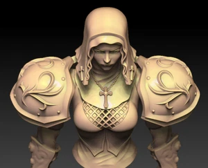 Warrior Nun custom character kit for use with Mythic Legions 2.0 figures - Picture 1 of 5