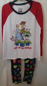 Adult Toy Story Christmas Pajamas Women's Size Small Fleece Bottom - Picture 1 of 11