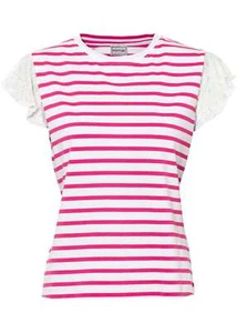 Top camisero con encaje T. 52/54 Pinklady blanco camiseta mujer top blusa túnica nuevo - Imagen 1 de 1