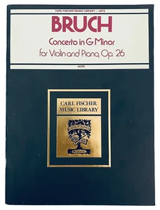 Bruch Concerto in G Minor for Violin and Piano Op. 26 Sheet Music ~ Very Nice! - Picture 1 of 5