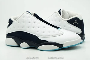 AIR JORDAN 13 XIII LOW NUOVO TAGLIA 11 CALABRONI BIANCO TURCHESE NAVY 310810 107 - Foto 1 di 9