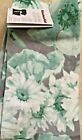 KITCHEN AID 2 PACK KITCHEN TOWELS GRAY GREEN FLOWERS 100%  COTTON NIP