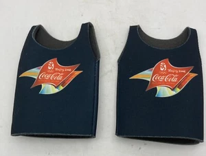 Coca Cola Olympics Collectable Shirt Koozie 12 oz Can Holders - Picture 1 of 5