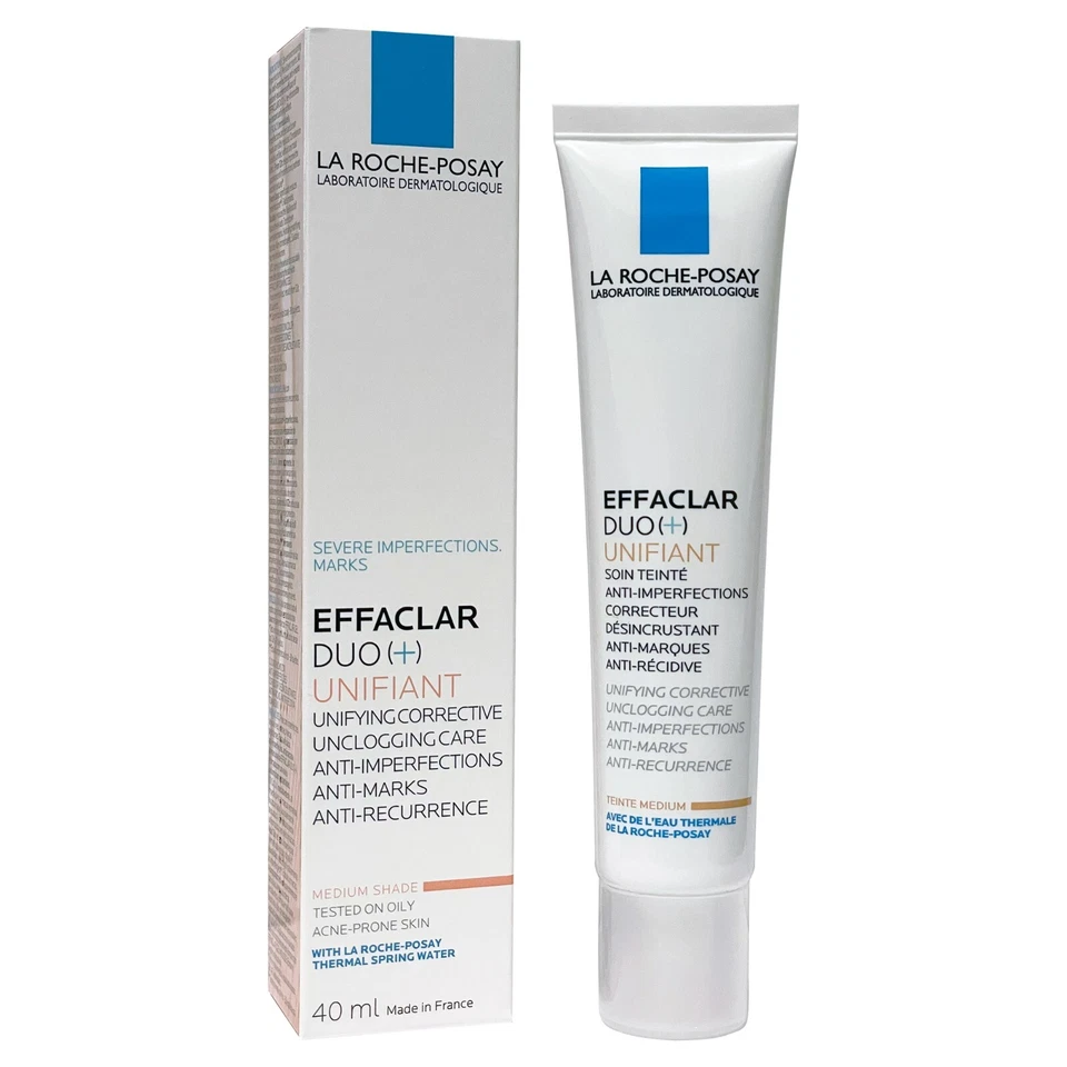 La Roche-Posay EFFACLAR DUO+ Unifiant Anti-Imperfecciones Tintado Medio [40 ml] Foto 1 de 1