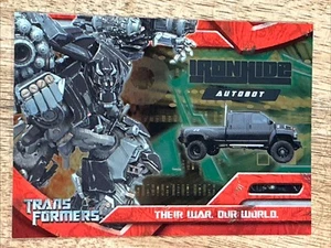 Tarjetas de película Topps Transformers 2007 - Lámina - 5 de 10 Iron Hide - Imagen 1 de 2