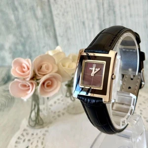 Yves Saint Laurent Uhr Braun Eckig Gebraucht - Bild 1 von 4