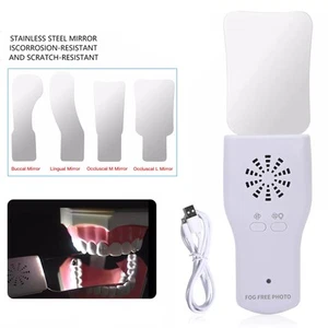 Dental Occlusal Mirror Fog Free LED Intra Oral Photo System 4 Mirrors Anti-Fog - Picture 1 of 36