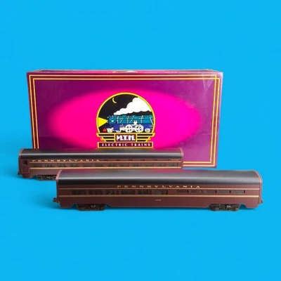 MTH O-Gauge MT-6507 Pennsylvania Painted 70' Scale Auminum Sleeper Diner - Image 1 of 4
