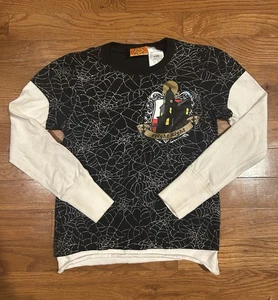 Halloween Langarmshirt Kinder Größe 6x Spinnennetz - Bild 1 von 4