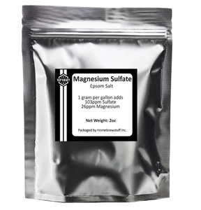 MAGNESIUM SULFATE 2oz Water Hardener Acidification Homebrew Beer Wine Cider Mead - Picture 1 of 1