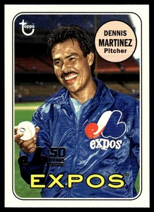 2019 Topps Archives 50th Anniversary of the Montréal Expos Dennis Martinez - Picture 1 of 2