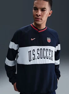 Size L- Nike Dri-FIT Soccer Shell Top USMNT Academy HJ2161-451 - Picture 1 of 4