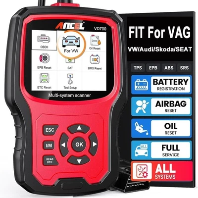 Ancel VD700 Profi OBD2 Diagnosegerät für VAG Fahrzeuge Auto OBD2 Scanner EPB DPF - Bild 1 von 4