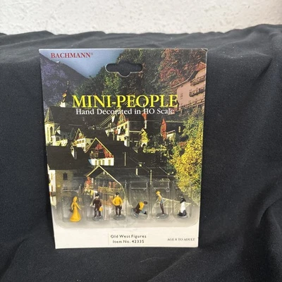 Bachmann HO Scale Mini People #42335 Old West Figures – 6 Figure Set - Image 1 of 4