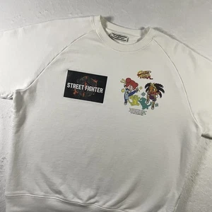 Onitsuka Tiger Street Fighter Pullover Herren Large weiß Rundhals Capcom SS2023 - Bild 1 von 14