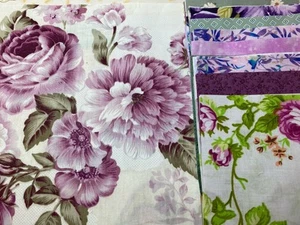 5" “She Wore Velvet (purple), Lavender, and Lace!”. Pre-cut Quilt Kit - Picture 1 of 10