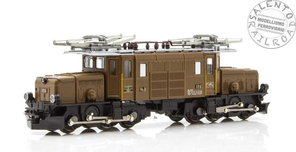 Kato 3103-1 - Escala N 1:150 - Locomotora Eléctrica RhB Ge 6/6 I 414 "Cocodrilo" - Imagen 1 de 1