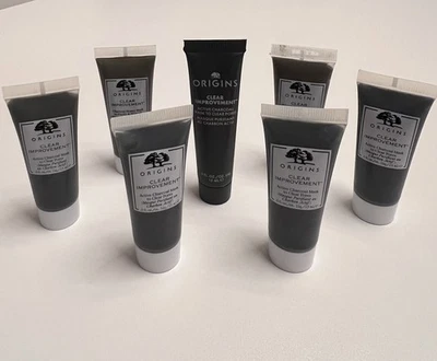 Máscara de carbón ORIGINS TOTALMENTE NUEVA 7 X tamaño de viaje mejora transparente 3,5 OZ TALLA TOTAL Foto 1 de 4