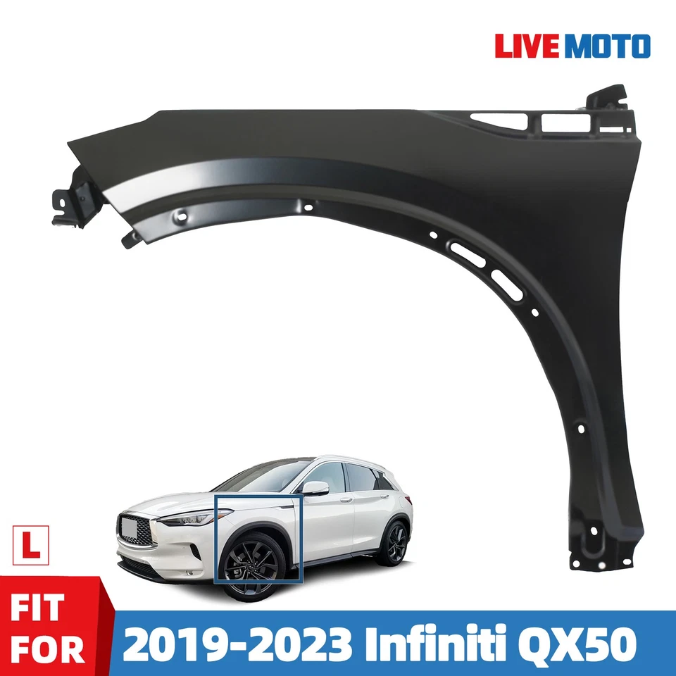 For 2019-2023 Infiniti QX50 Left Driver Side Fender Cover Panel FCA01-5NAMA Foto 1 de 4